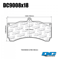 DC9008 Brake Pad Set