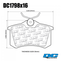 DC1798 Brake Pad Set