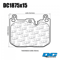 DC1875 Brake Pad Set