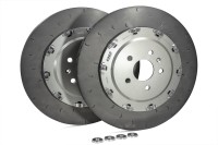 DC BRAKES 2-piece Rotors Upgrade Kit 380x34 Front Pair Audi RS3 8V (59.6mm height)