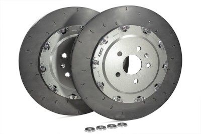 DC BRAKES 2-piece Rotors Upgrade Kit 380x34 Front Pair Audi RS3 8V 2017+ (52.6mm height) Front Brake Upgrade Kit 380x34mm for Audi RS3 8V 2017+ with 370x34mm 52.6mm height brake disc