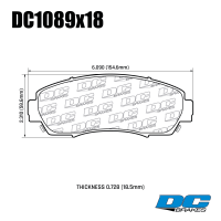DC1089 Brake Pads Set