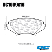 DC1009 Brake Pads Set