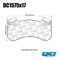 DC1575 Brake Pads Set