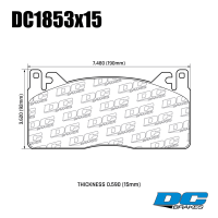 DC1853 Brake Pads Set