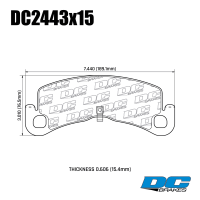 DC2443 Brake Pads Set
