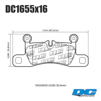 DC1655 Brake Pads Set